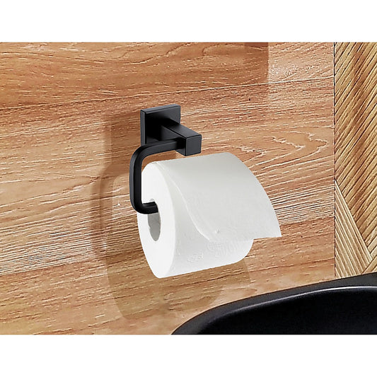Classic Toilet Paper Holder Matte Black Finish