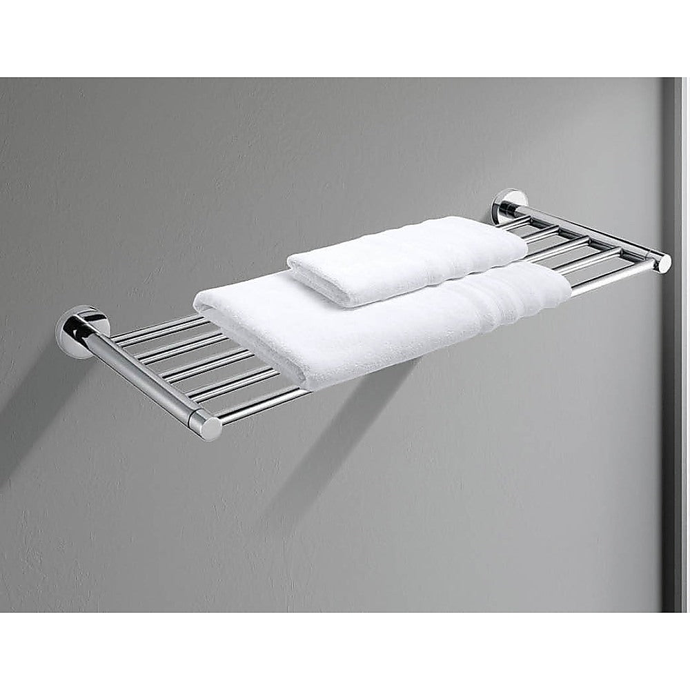 Bathroom Shelf Towel Rail Rack Bar Holder