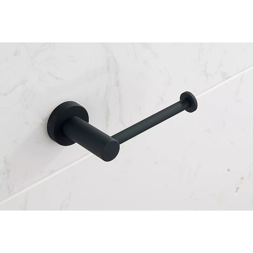 Classic Toilet Paper Holder Bathroom Matte Black Finish