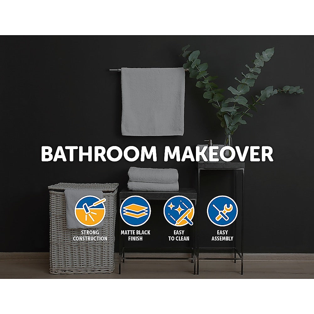 Classic Toilet Paper Holder Bathroom Matte Black Finish