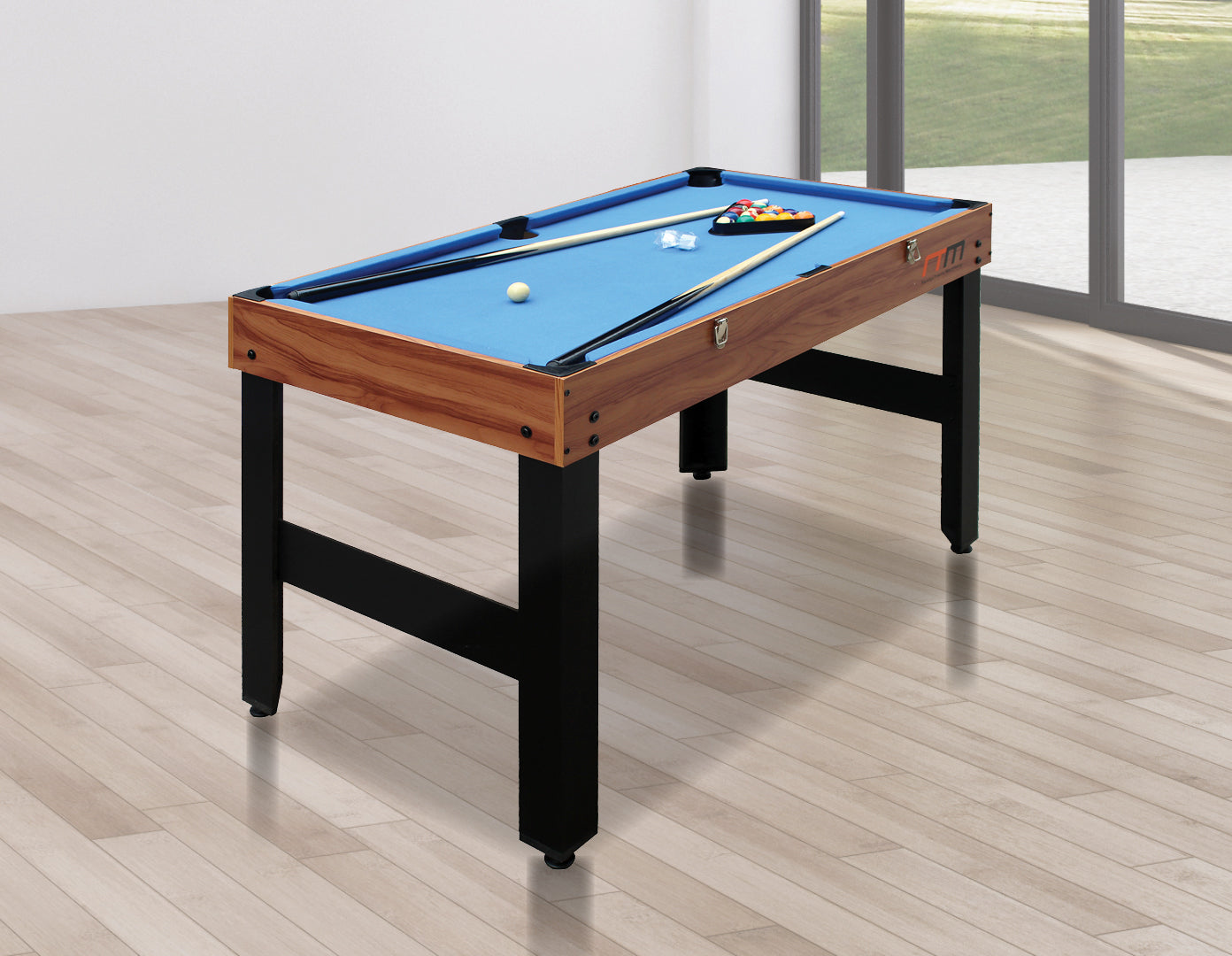 4FT 3-in-1 Games Foosball Soccer Hockey Pool Table