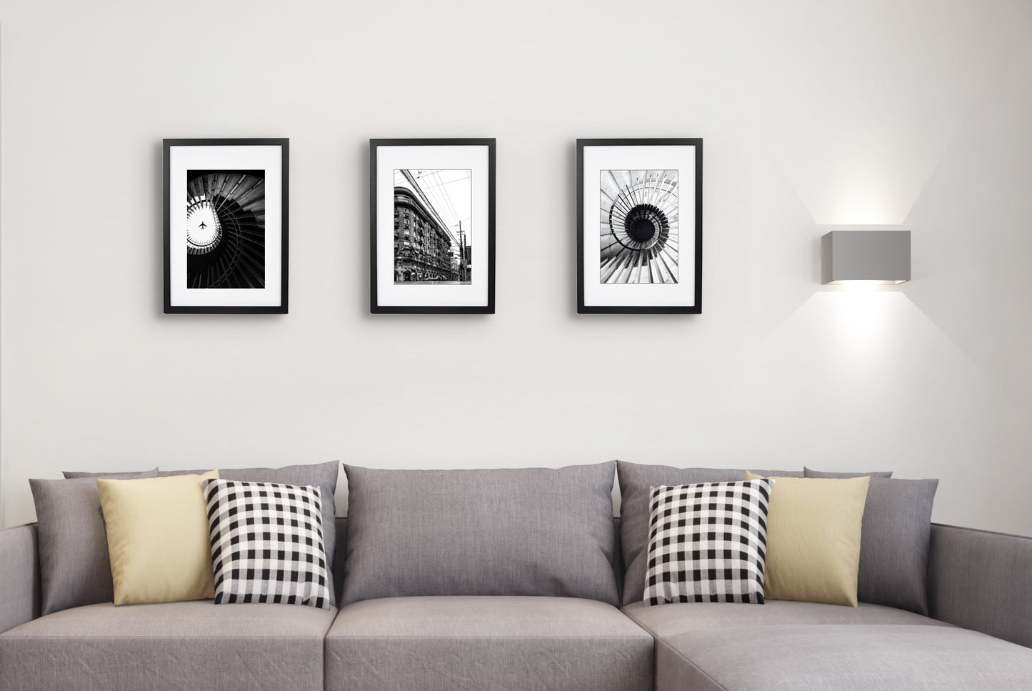 Photo Frames Collage Black A3 Picture Frame Wall Set Home Decor 3PCS