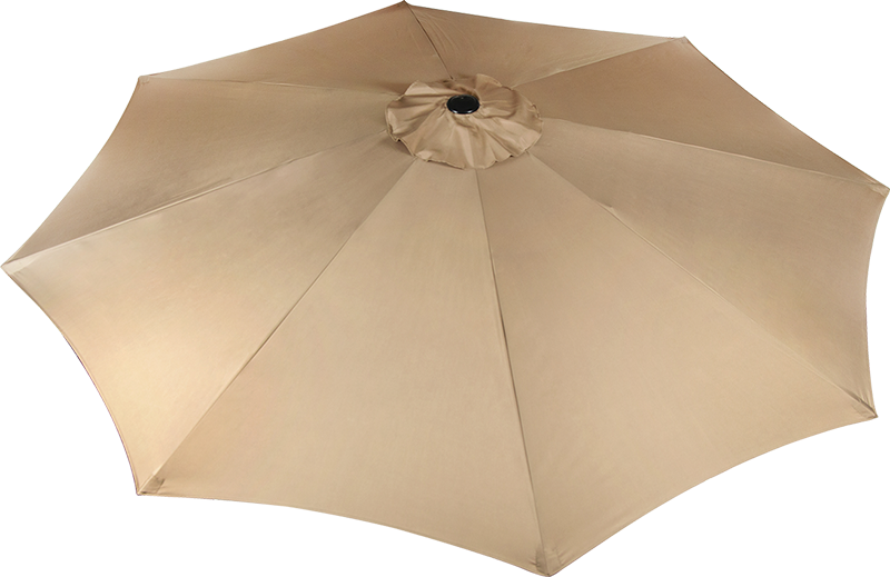 9FT Patio Umbrella Outdoor Garden Table Umbrella with 8 Sturdy Ribs