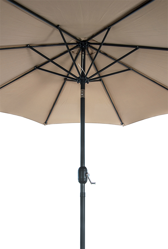 9FT Patio Umbrella Outdoor Garden Table Umbrella with 8 Sturdy Ribs