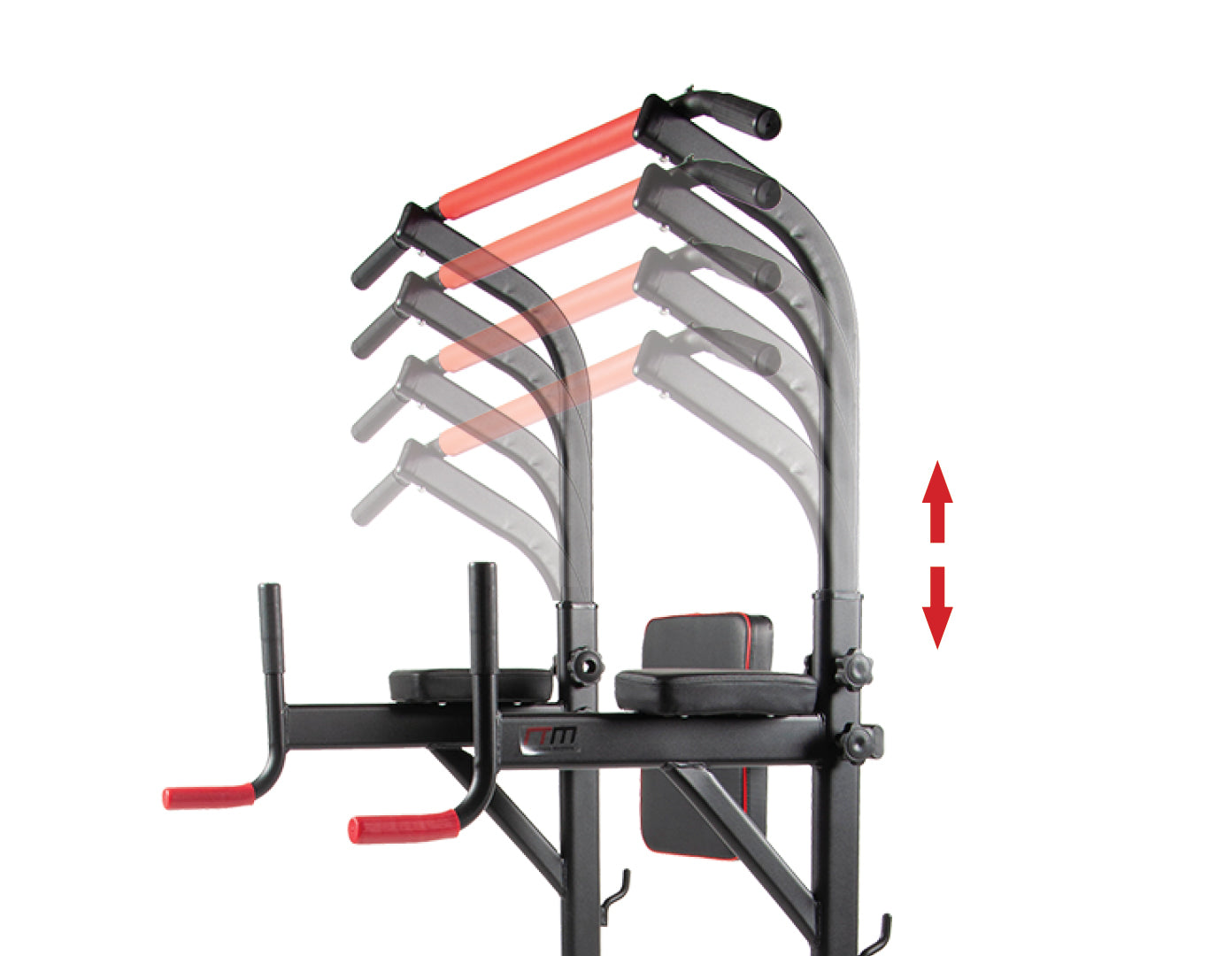 Power Tower Chin Up Bar Push Pull Up Knee Raise Weight Bench Gym Station