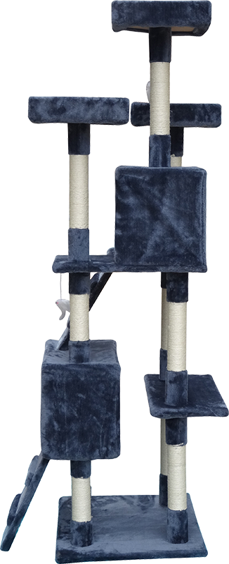 180cm Cat Tree Scratching Post Scratcher Tower Condo House Furniture Wood