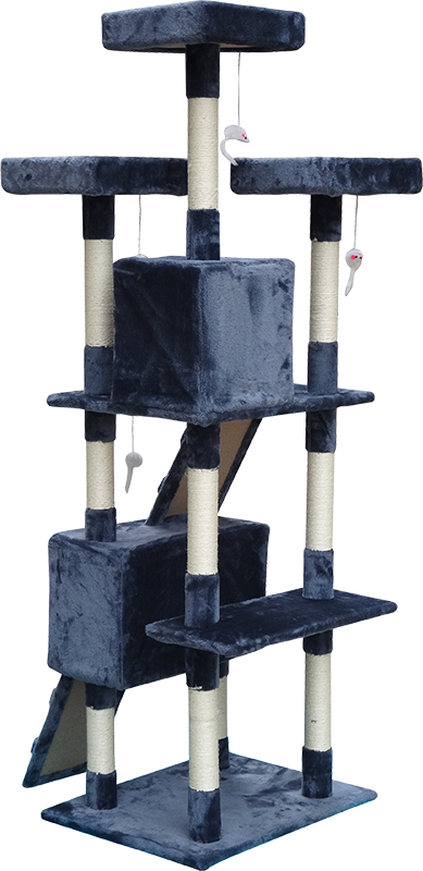 180cm Cat Tree Scratching Post Scratcher Tower Condo House Furniture Wood