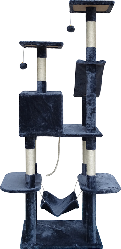 171cm Cat Tree Trees Scratching Post Scratcher Tower Condo House - Grey