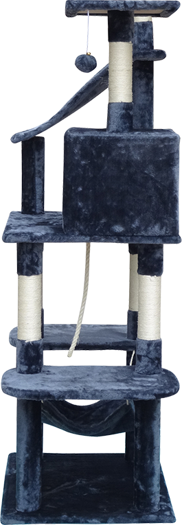 171cm Cat Tree Trees Scratching Post Scratcher Tower Condo House - Grey