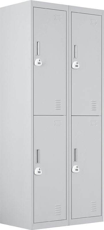 Four-Door Office Gym Shed Storage Locker