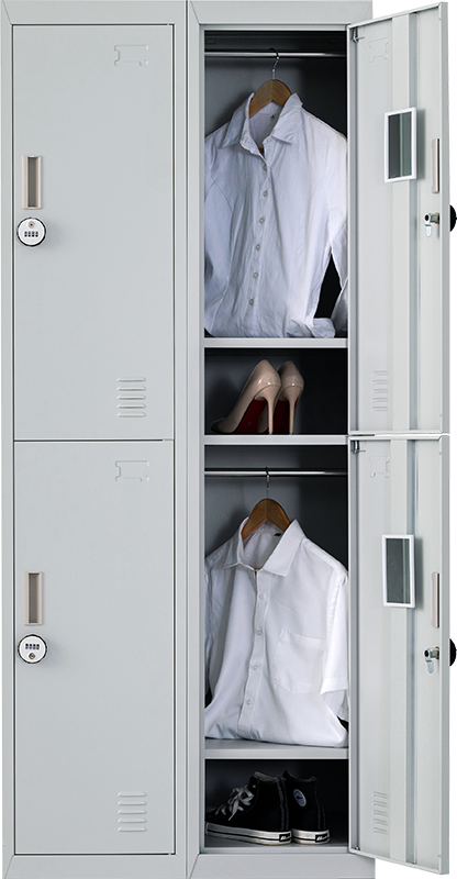 Four-Door Office Gym Shed Storage Locker