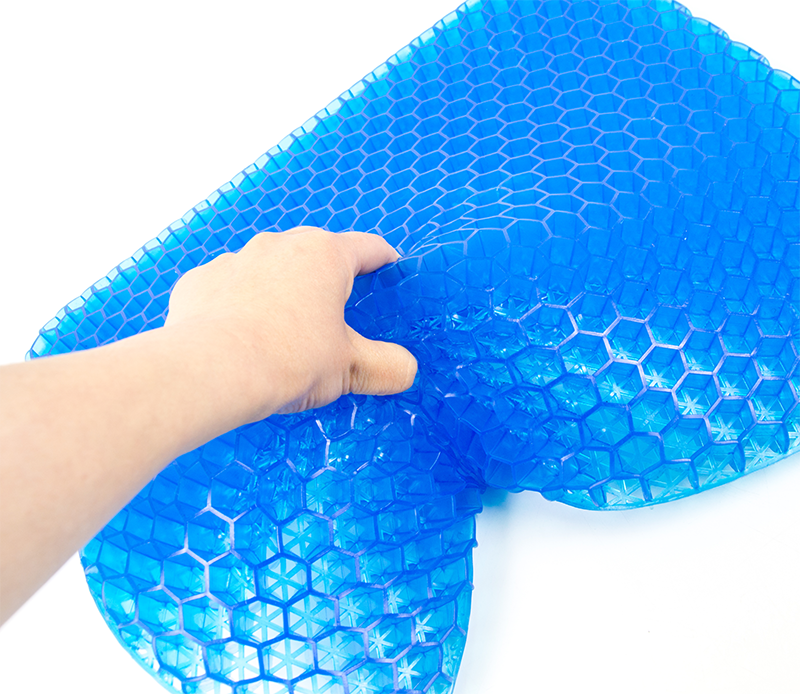 Gel Chair Seat Cushion For Lower Back Pain Pressure Relief Wheelchair Car Office