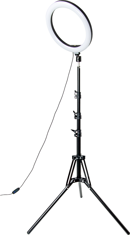 10" LED Selfie Ring Light with 1.6M Tripod Stand Phone Holder Photo Live Makeup