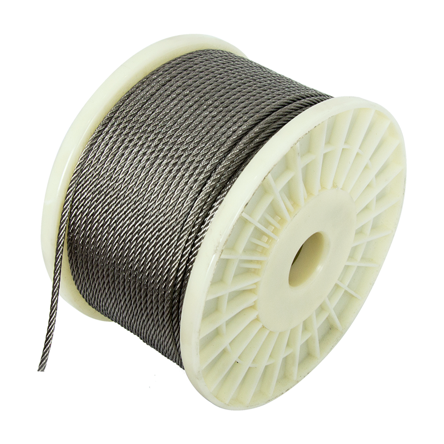 50M 316 Marine Stainless Steel Wire Rope Cable Decking Balustrade Rigging 7x19 4mm
