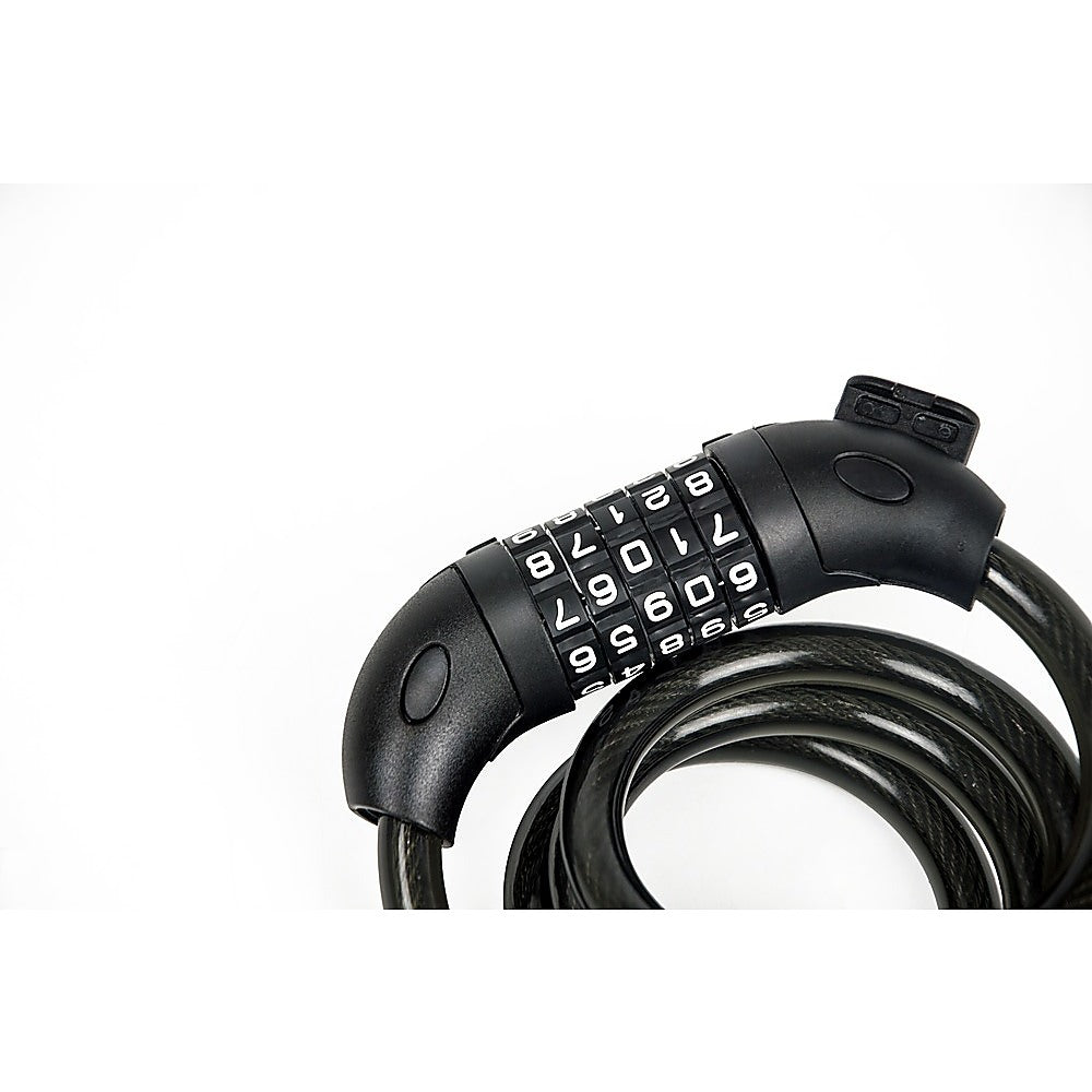 Security 5 Digit Combination Bike Cable Lock with Mounting Bracket