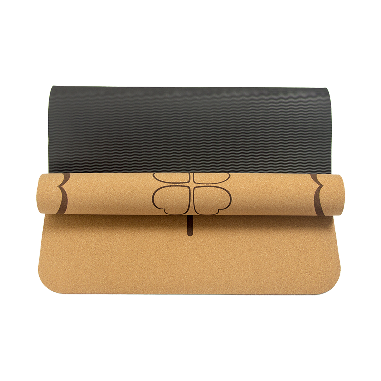 Natural Cork TPE Yoga Mat Sports Eco Friendly Exercise Fitness Gym Pilates