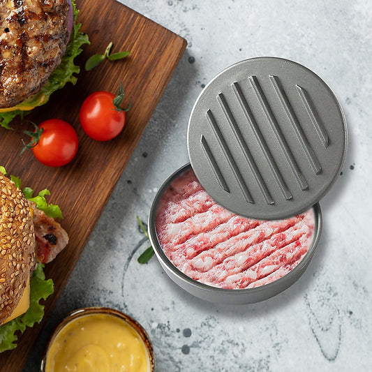 Large Round Hamburger Patty Maker Grill Press Burger Metal Mold Cooking Tools