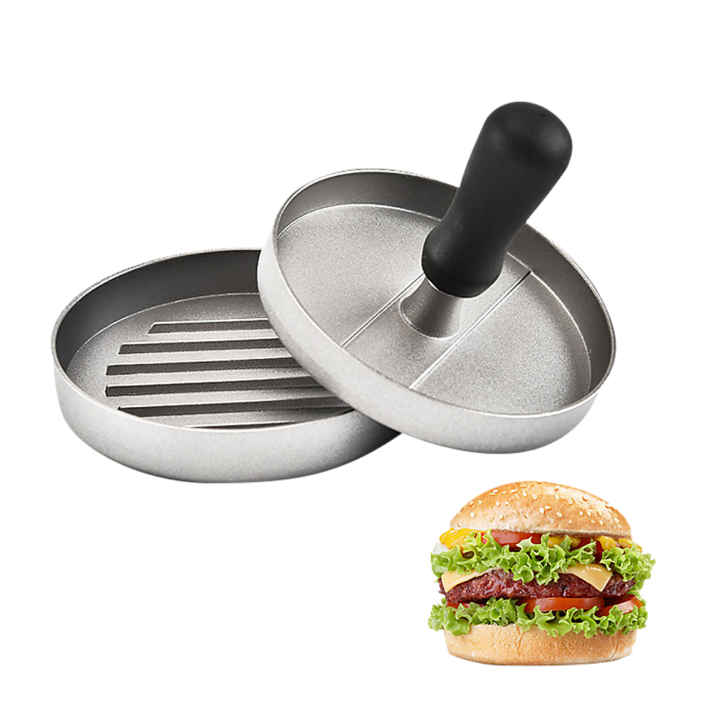 Large Round Hamburger Patty Maker Grill Press Burger Metal Mold Cooking Tools