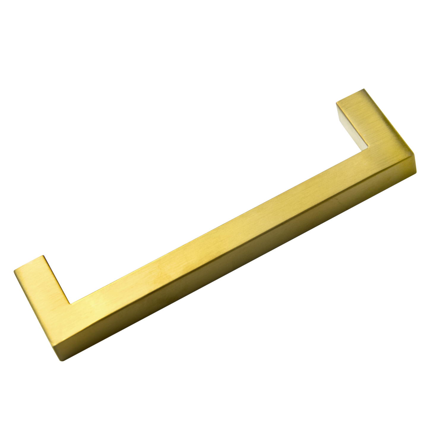 15 x Brushed Brass Drawer Pulls Kitchen Cabinet Handles - Gold Finish 128mm