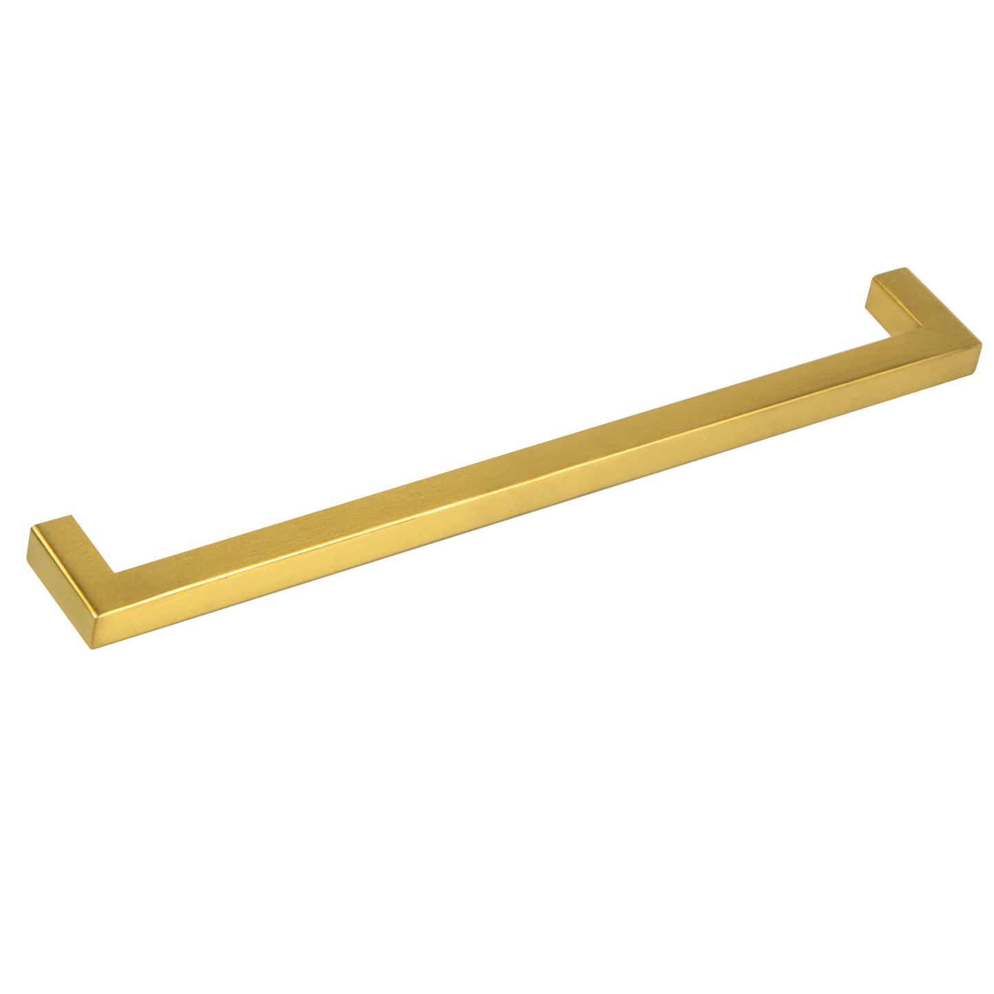 15 x Brushed Brass Drawer Pulls Kitchen Cabinet Handles - Gold Finish 256mm