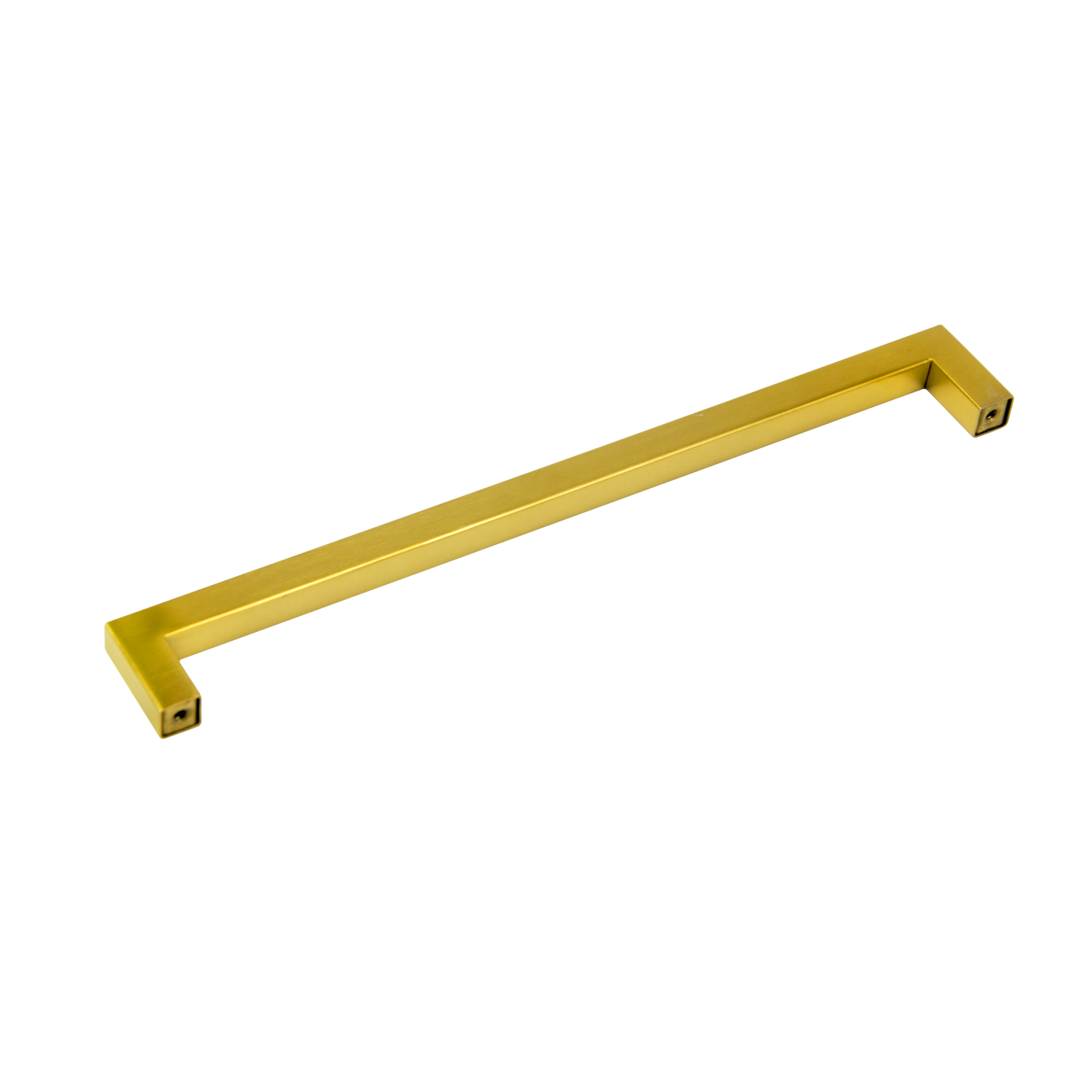 15 x Brushed Brass Drawer Pulls Kitchen Cabinet Handles - Gold Finish 256mm