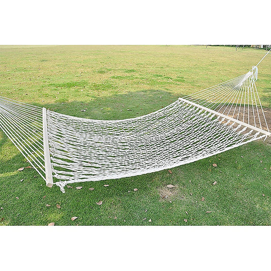 4m Traditional Cotton Rope Hammock with Hanging Hardware