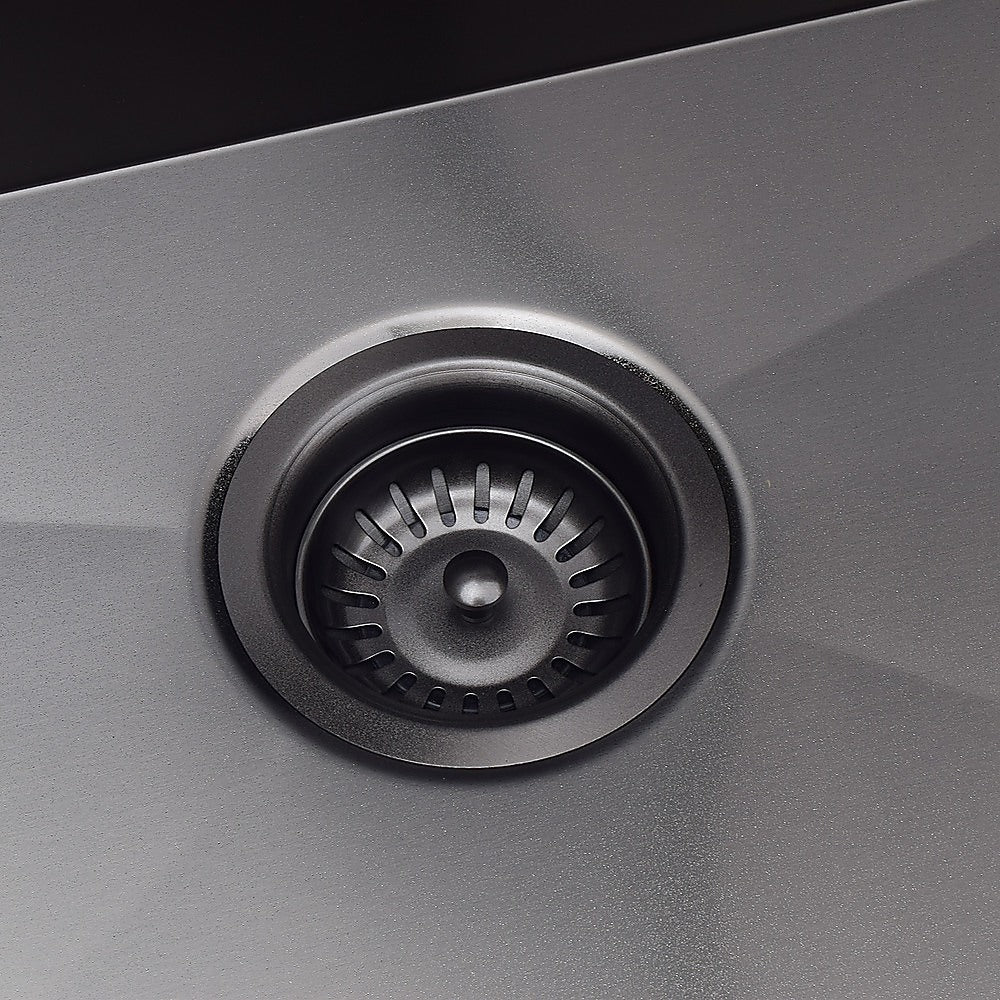 BRIENZ 32-inch Nano Workstation Ledge Undermount 16 Gauge Stainless Steel Kitchen Sink Single Bowl