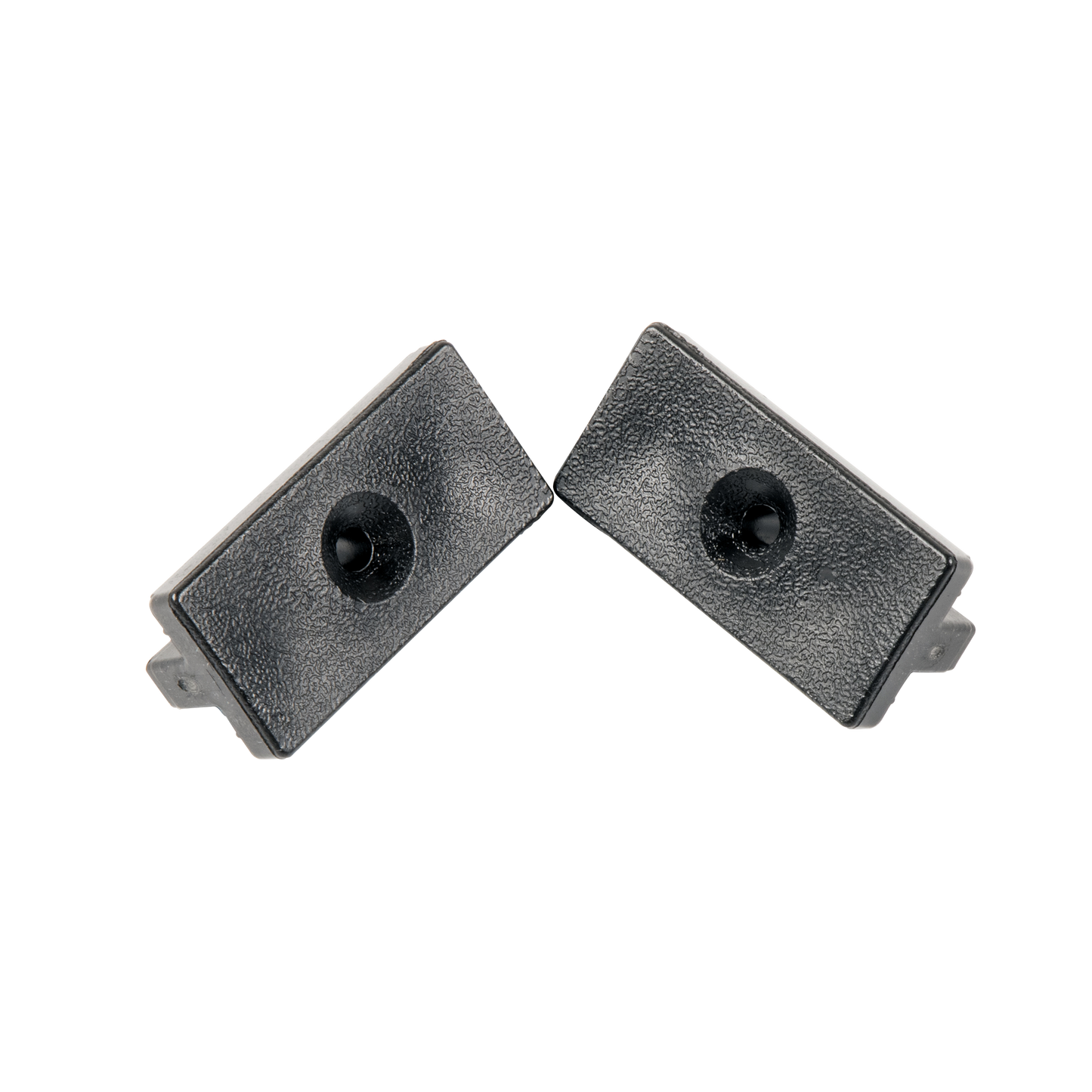 100 Composite Decking Hidden Fixing Fasteners Plastic T Clips & Black Screws