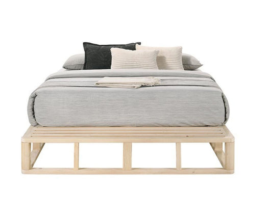 Kurt Wooden Platform Bed Frame Base Queen