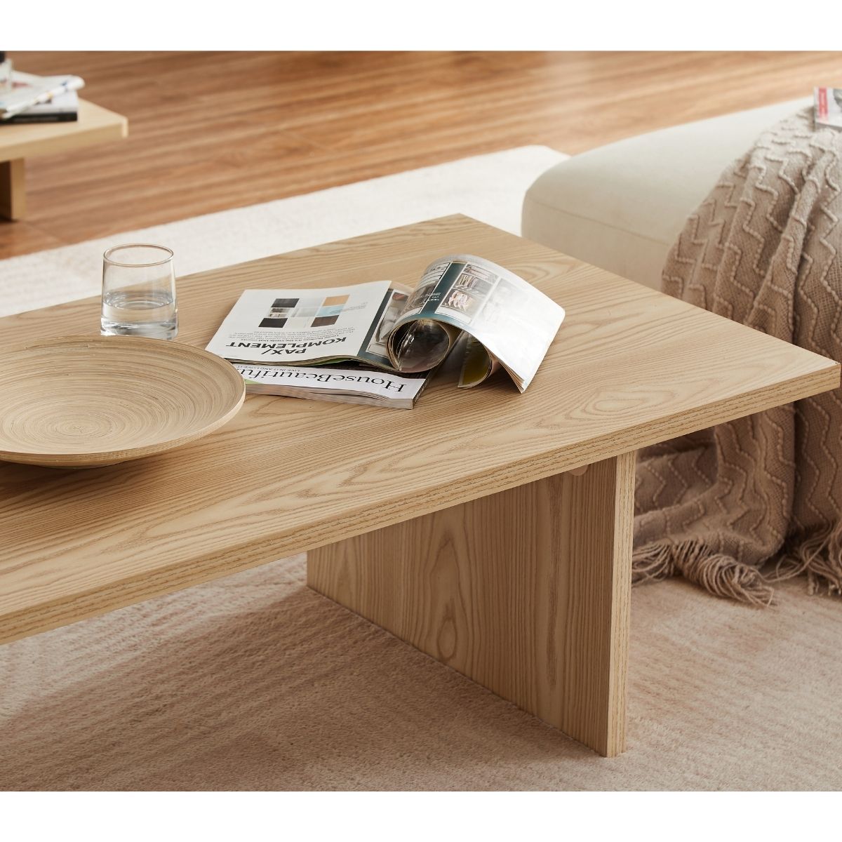 Jiro Wooden Coffee Table in Oak