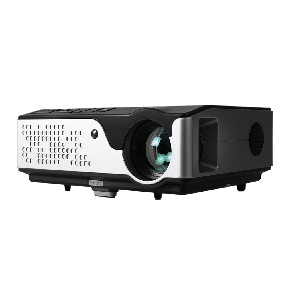 Devanti Video Projector Wifi USB Portable 4000 Lumens HD 1080P Home Theater Black