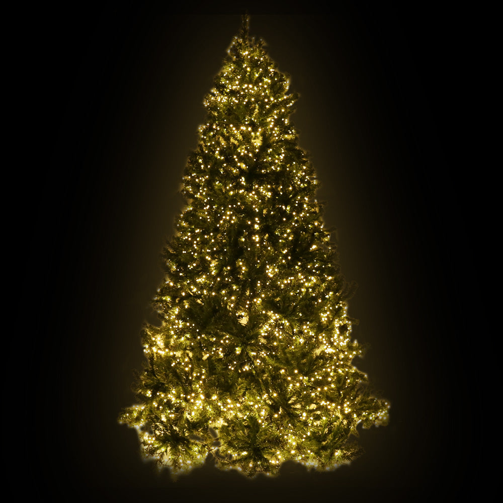 Jingle Jollys 2.4M 8FT Christmas Tree Xmas 3190 LED Lights Warm White 1436 Tips
