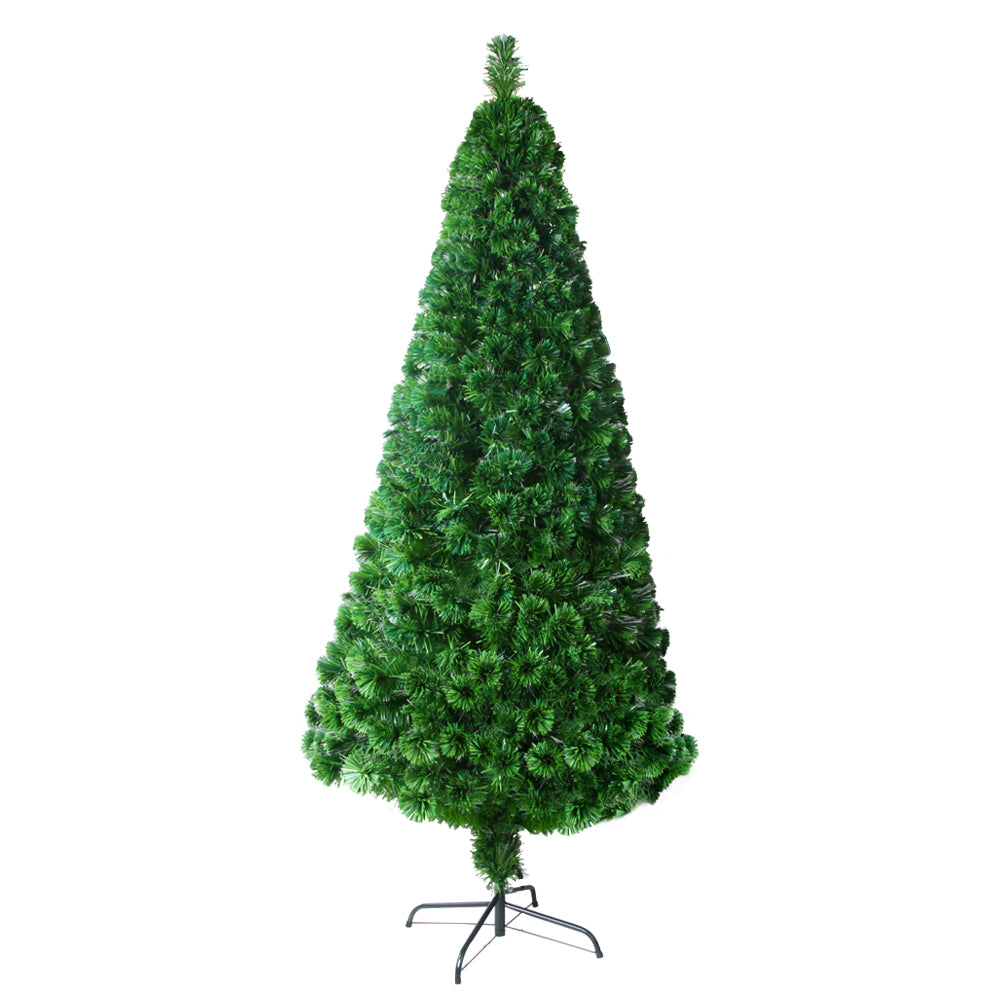 Jingle Jollys 1.8M 6FT LED Christmas Tree Optic Fiber Xmas Multi Colour Lights