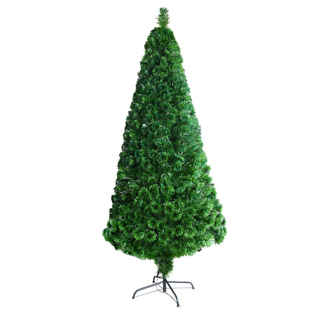 Jingle Jollys 2.4M 8FT LED Christmas Tree Xmas Optic Fiber Multi Colour Lights