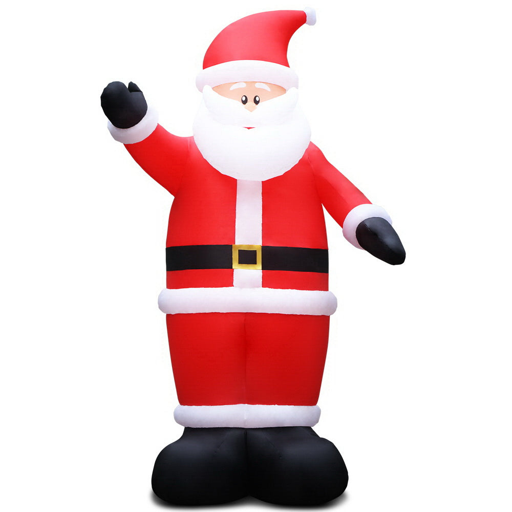 Jingle Jollys 5M Christmas Inflatable Santa Decorations Outdoor Air-Power Light